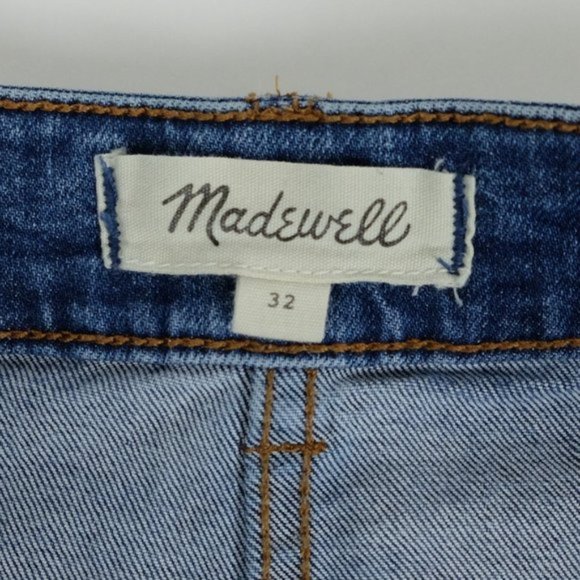 Madewell Stretch Denim Mini Skirt Pieced Edition - Picture 9 of 10